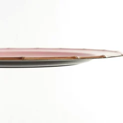 Pink Bamboo Look Charger Plate Fashion