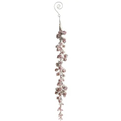 Pink Berry and Pearl Drop Christmas Tree Decoration Cheap