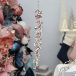 Pink Berry and Pearl Drop Christmas Tree Decoration Cheap