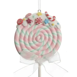 Pink Candy Swirl Lollipop Christmas Tree Decoration Flash Sale