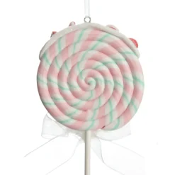 Pink Candy Swirl Lollipop Christmas Tree Decoration Flash Sale