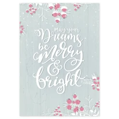 Pink Christmas Dreams Poster Cheap
