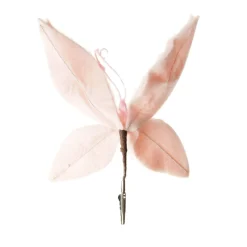 Pink Fur Butterfly Clip Clearance