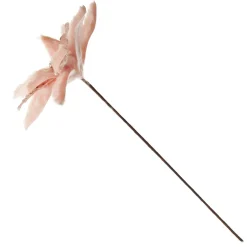 Pink Fur Poinsettia Flower Stem Best Sale