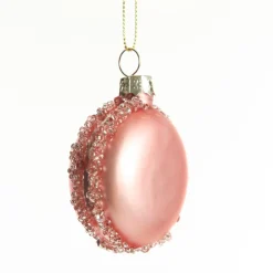 Pink Glass Macaron Christmas Tree Decoration Cheap