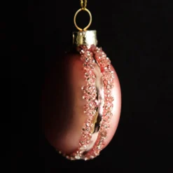 Pink Glass Macaron Christmas Tree Decoration Cheap