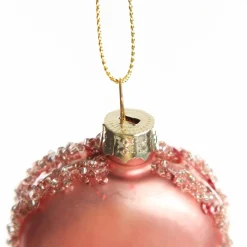 Pink Glass Macaron Christmas Tree Decoration Cheap