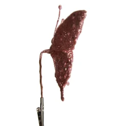 Pink Glitter Butterfly Clip Fashion