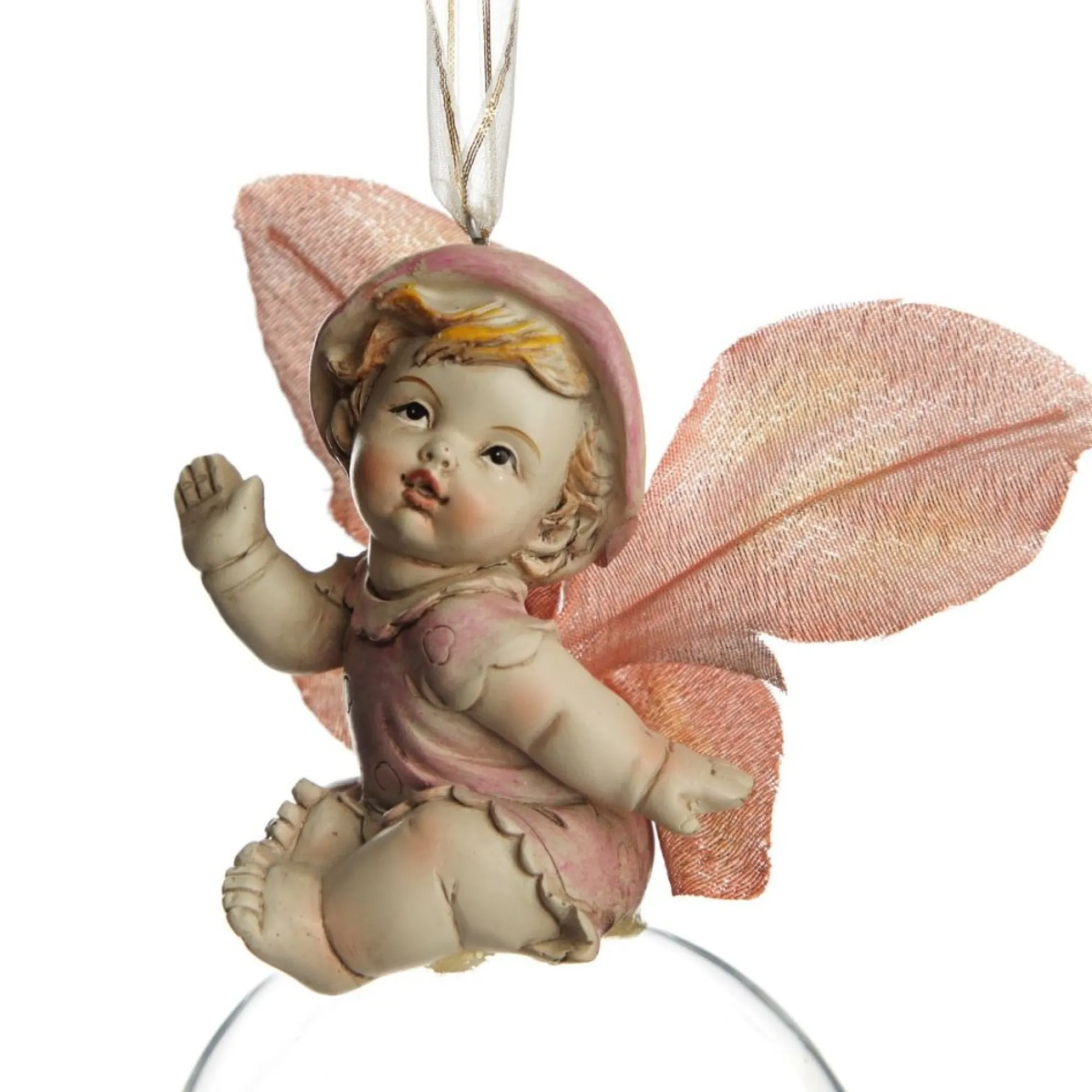 Pink Gumnut Baby Personalised Christmas Bauble Discount