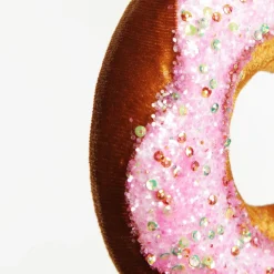 Pink Iced Velvet Donut Christmas Tree Decoration Outlet