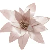Pink Lily Flower Stem with Glitter Trim Discount