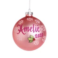 Pink Rocking Horse Christmas Bauble Sale