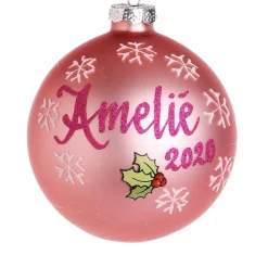 Pink Rocking Horse Christmas Bauble Sale