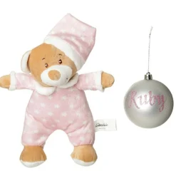 Pink Starbright Teddy and Bauble Gift Pack Flash Sale