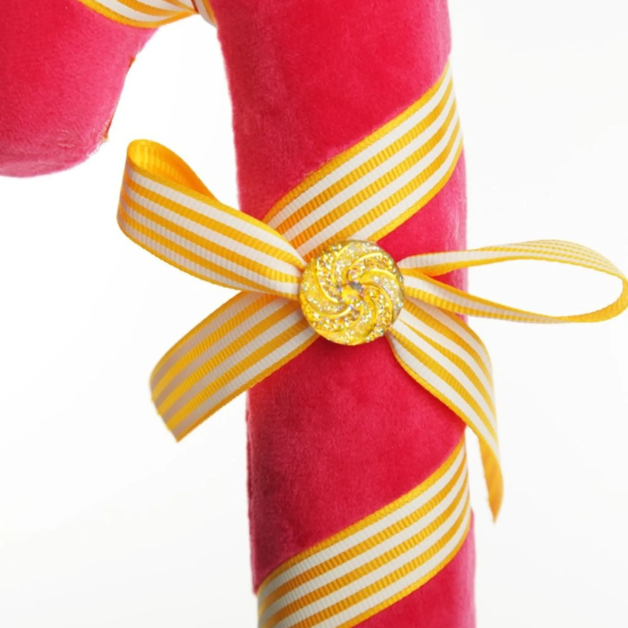 Pink Velvet Candy Cane Tree Decoration Best Sale