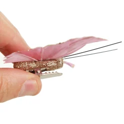 Pink with Purple Sequins Butterfly Clip Sale