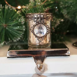 Plain Chrome Christmas Stocking Hanger - Set of 2 Best Sale