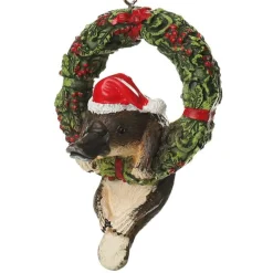 Platypus in Wreath Australiana Christmas Tree Decoration Fashion