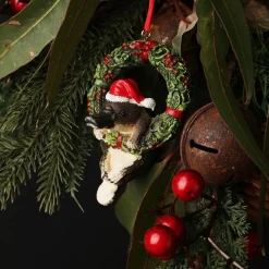 Platypus in Wreath Australiana Christmas Tree Decoration Fashion