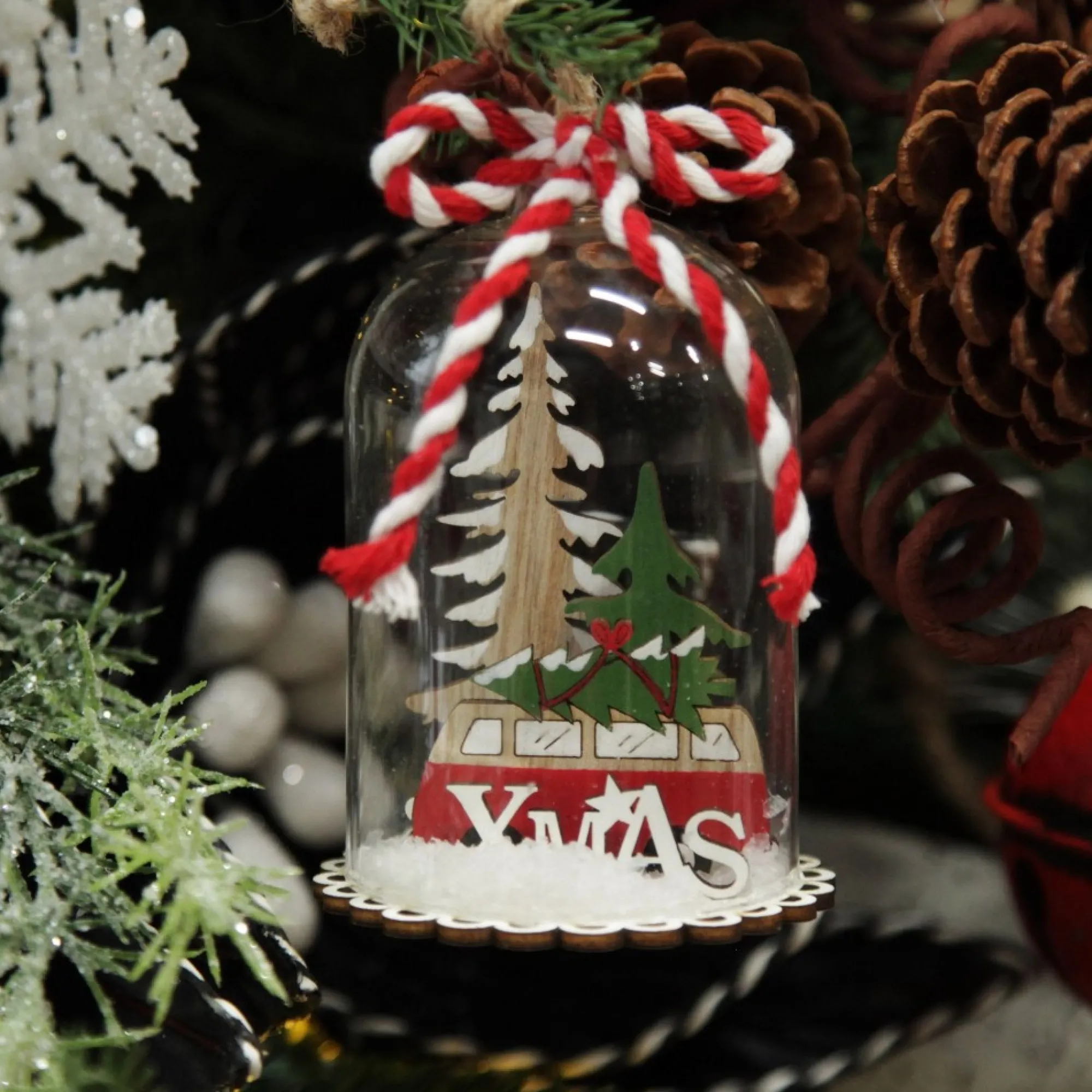 Plywood Combi Dome Hanging Decoration Shop