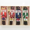 Plywood Nutcracker Tree Decorations - Box Set of 12 Cheap