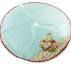 Pom Pom Beach Christmas Tree Skirt New