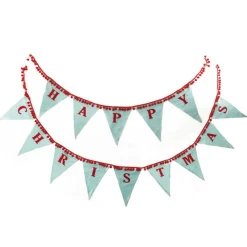 Pom Pom Christmas Bunting Sale