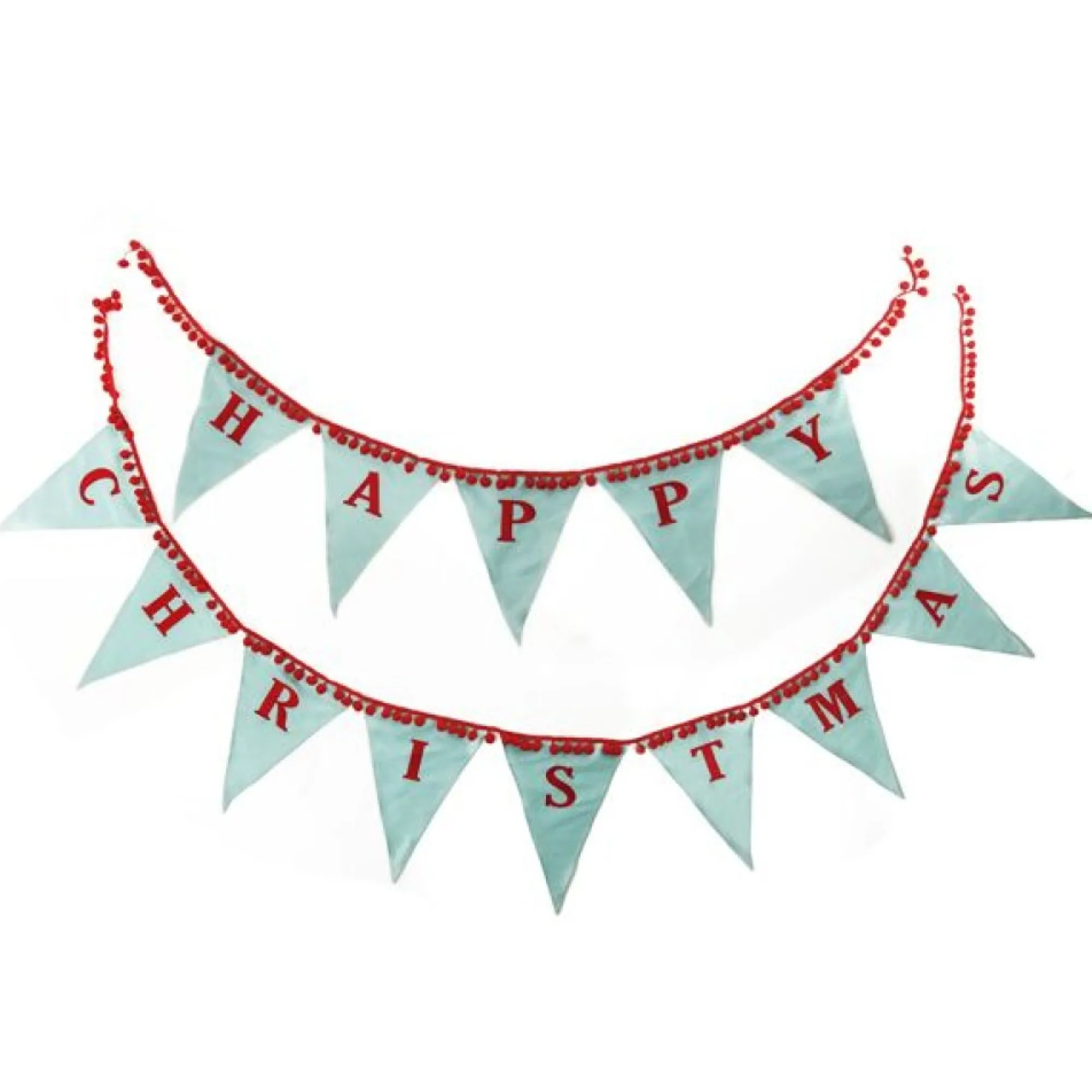 Pom Pom Christmas Bunting Sale