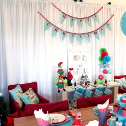 Pom Pom Christmas Bunting Sale