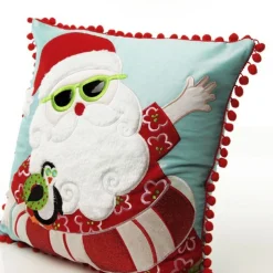 Pom Pom Santa Christmas Cushion Cover Discount