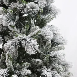Pre-lit Snow Flocked Fir Christmas Tree Hot