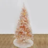 Pre-lit Snow Flocked Pink Fir Christmas Tree Outlet