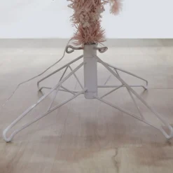 Pre-lit Snow Flocked Pink Fir Christmas Tree Outlet