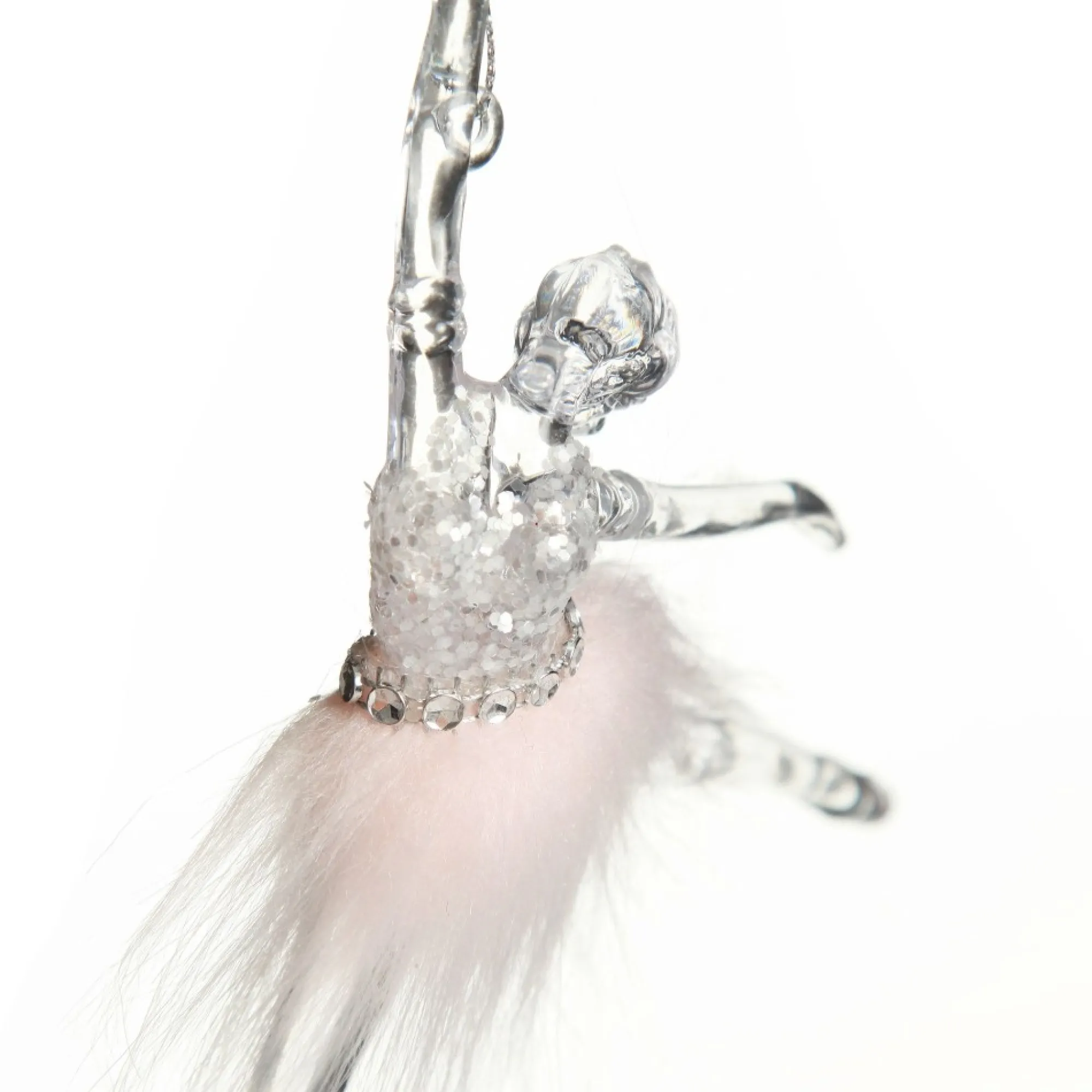 Pretty Pink Ballerina Christmas Decoration Pack of 2 Fashion