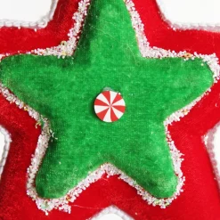 Red and Green Candy Star Christmas Decoration Cheap
