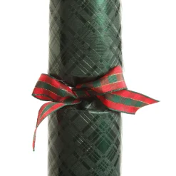 Red and Green Christmas Bon Bons with Tartan Ribbon Outlet