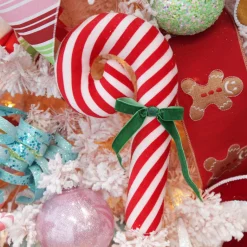 Red and White Stripe Candy Cane Tree Decoration Outlet