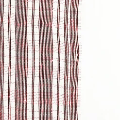 Red and White Stripe Decomesh Roll Fashion