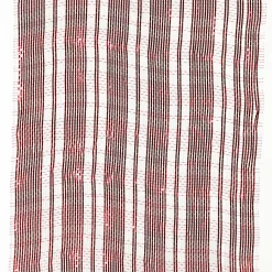 Red and White Stripe Decomesh Roll Fashion