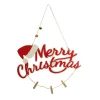 Red and White Wood Merry Christmas Word Plaque Cheap