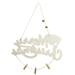 Red and White Wood Merry Christmas Word Plaque Cheap