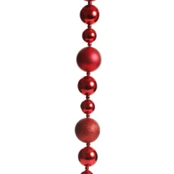 Red Bauble Christmas Garland Flash Sale