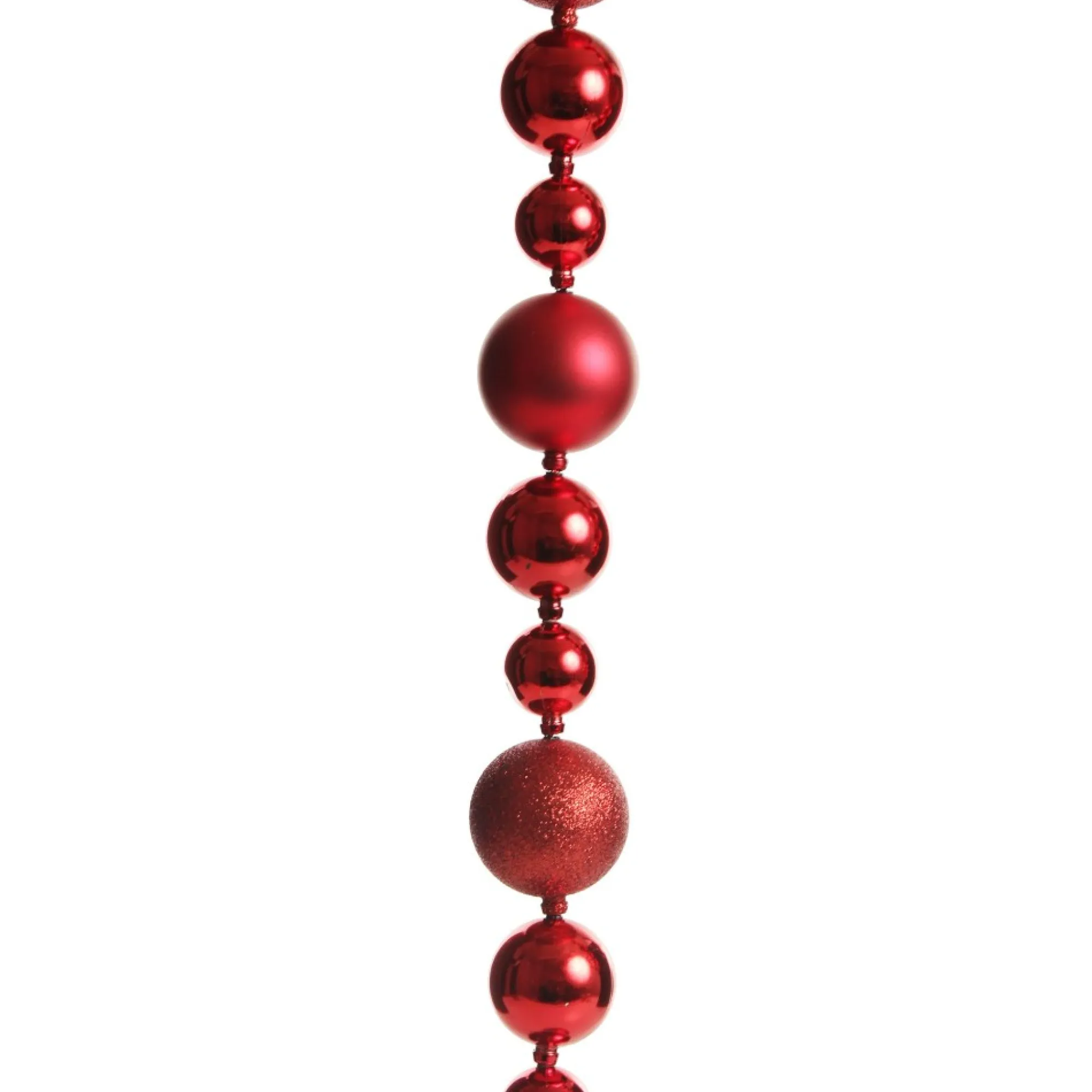 Red Bauble Christmas Garland Flash Sale