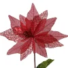 Red Burlap Sequin Flower Best Sale