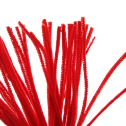 Red Chenille Stem Pipe Cleaners - Pack of 50 Shop