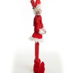 Red Elf Standing Christmas Ornament Hot