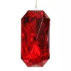 Red Emerald Cut Gem Christmas Hanging Decoration Online