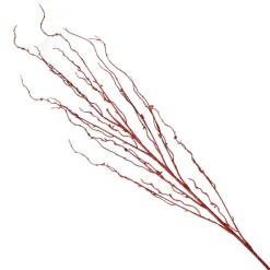 Red Glitter Branch Outlet