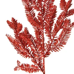 Red Glitter Pine Spray Cheap