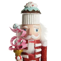 Red Jacket Peppermint Candy Wooden Nutcracker - Extra Large Store